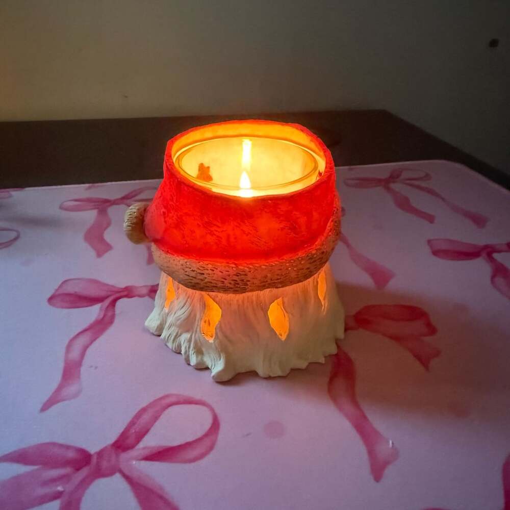 American Greetings Santa Claus Head Votive Christmas Candle